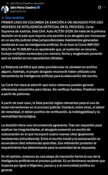 Multa histórica a litigante por
