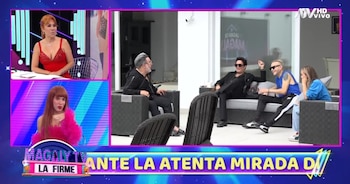 La Uchulú recién se entera que hablaban por sus espaldas. (Captura: Magaly TV La Firme)