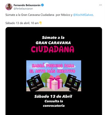 Ofrecen regalar tarjeta de Amazon