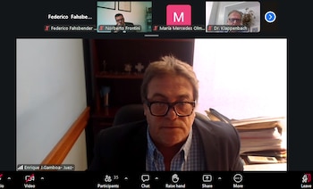 Enrique Gamboa, presidente del Tribunal N°14