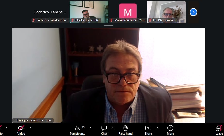 Enrique Gamboa, presidente del Tribunal N°14