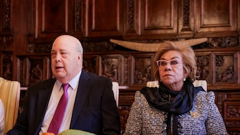 Altos funcionarios se reunieron en la residencia del embajador Daniel García-Peña para preparar el encuentro previsto para el 3 de febrero en la Casa Blanca - crédito Joel González/Presidencia