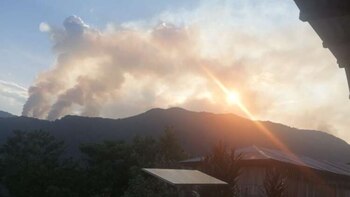 El incendio forestal se viene