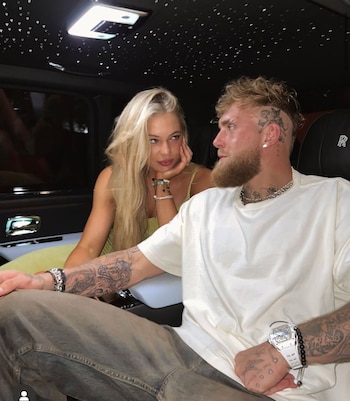 Jake Paul y Jutta Leerdam