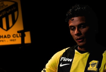 El mediocampista colombiano Richard Ríos dijo antes de salir de Portugal que se va “muy contento” rumbo al Al Ittihad-crédito @ittihadclub.sa/Instagram