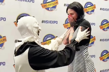 David Howard Thornton compartió su propuesta de matrimonio a Jada Christie. (Captura de video)