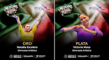 Natalia Escalera y Victoria Maza ganan oro y plata en la final All Around de la gimnasia artística