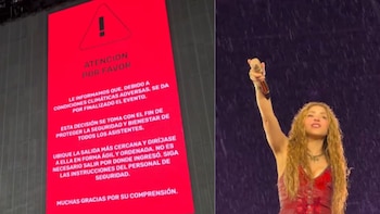 Suspenden concierto de Shakira en