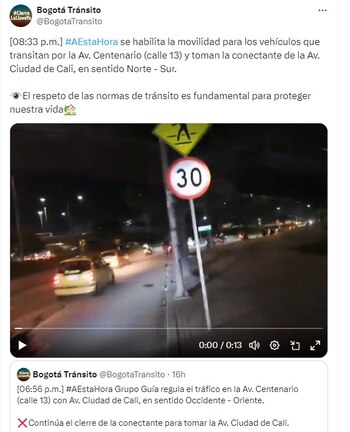 Cerca de tres horas alcanzó