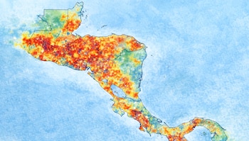 7,300 focos de calor se detectaron en Centroamérica el 12 mayo. (Imagen Ilustrativa de Infobae)