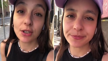 Una francesa critica la actitud