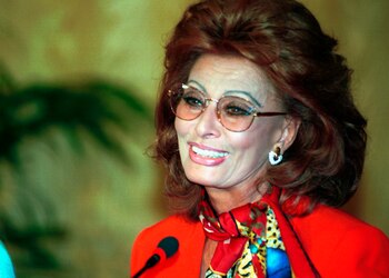 La actriz italiana Sofia Loren