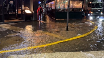 Caño roto en Caballito