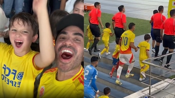 El menor entró al campo