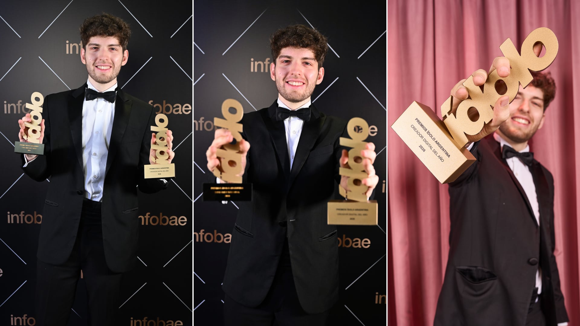 Davo Xeneize obtuvo los reconocimientos a Ídolo del Año y Streamer más viral en la ceremonia de los Premios Ídolo 2026