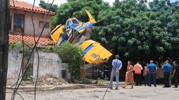 Una persona herida al caer