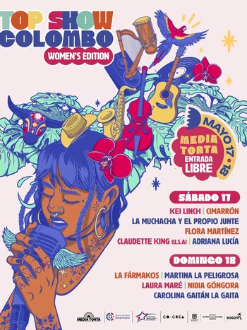 Once artistas femeninas formarán parte