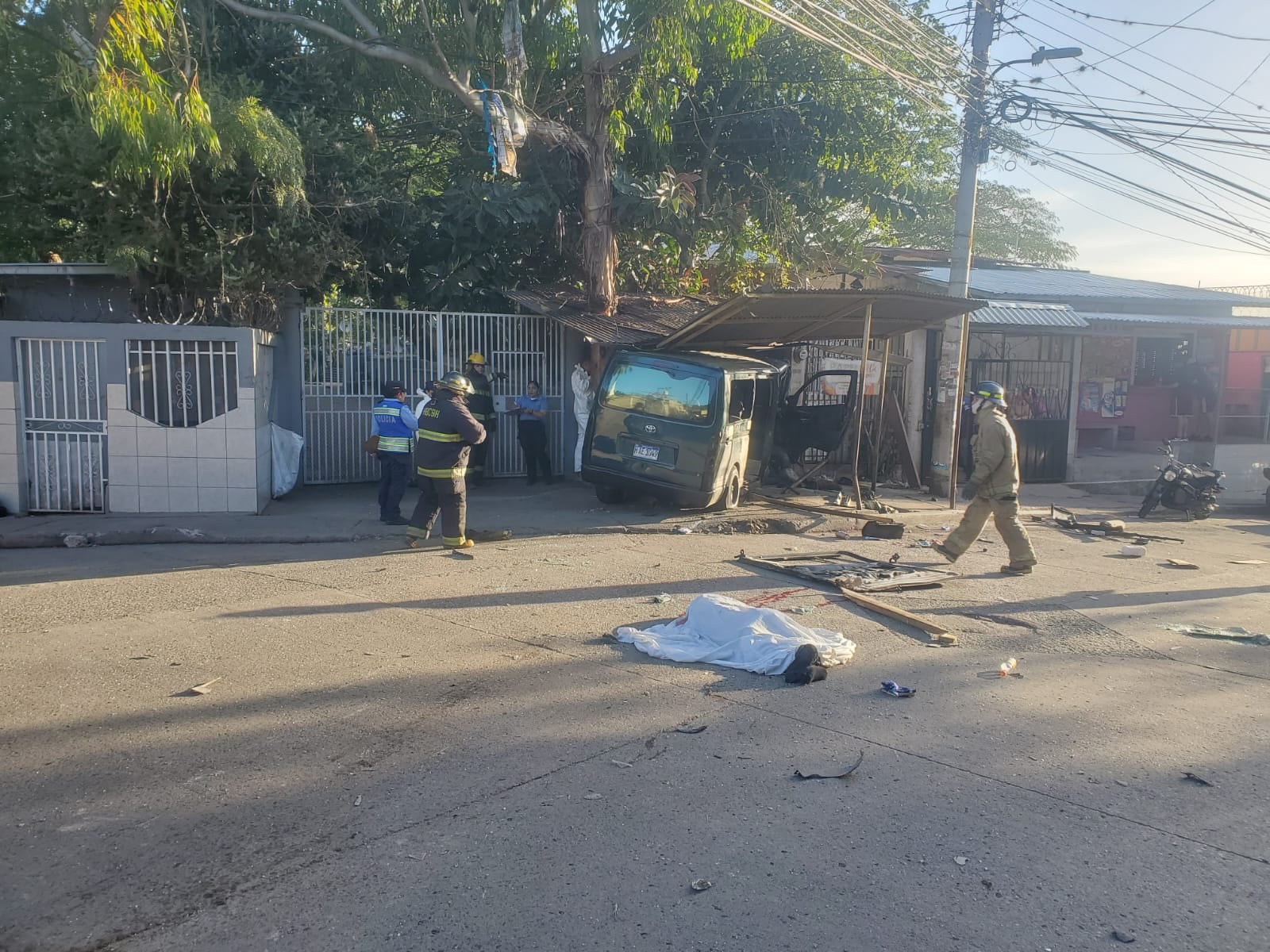 Fatal accidente de transporte público en Honduras deja dos muertos y cinco lesionados