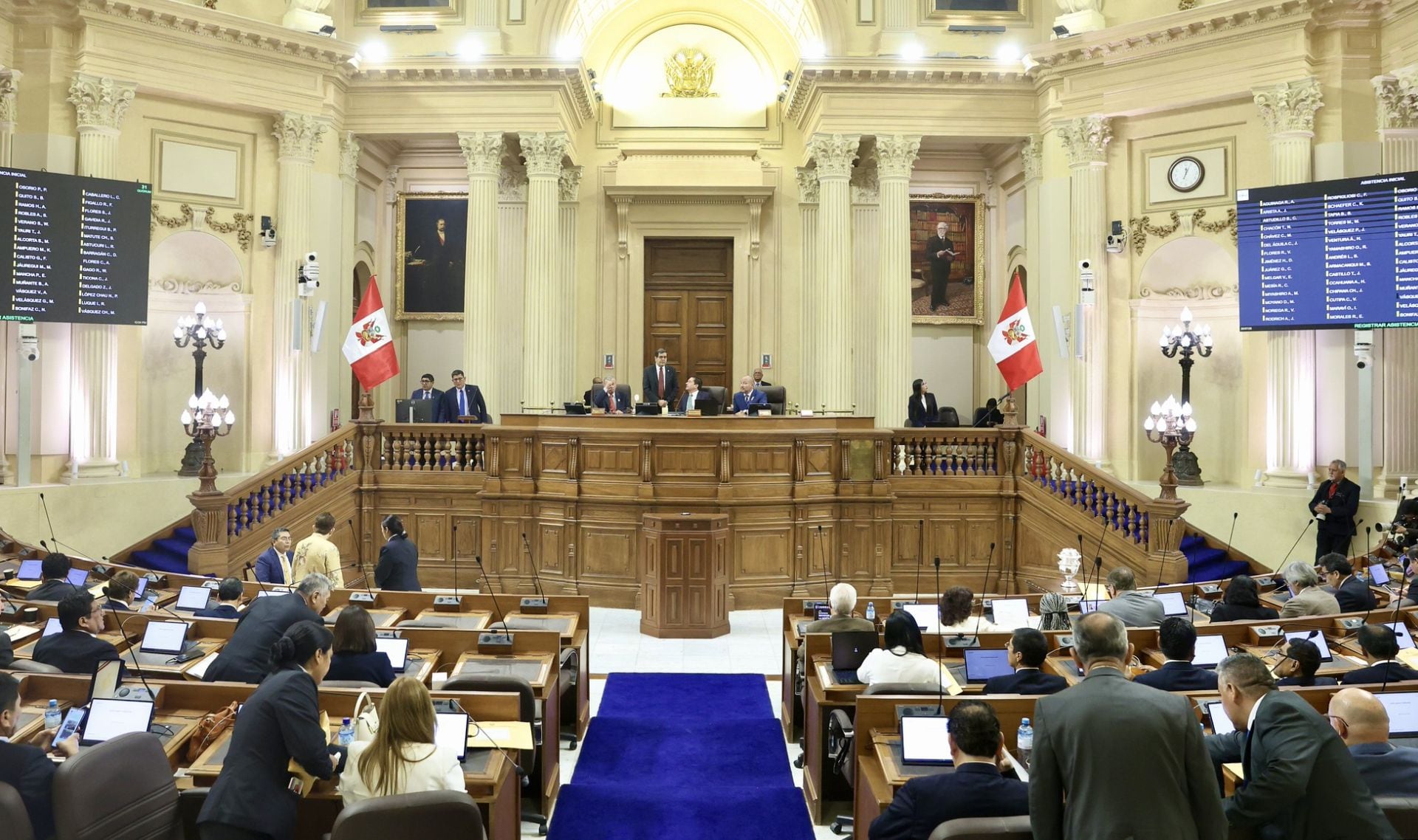 Hemicilo del Senado .