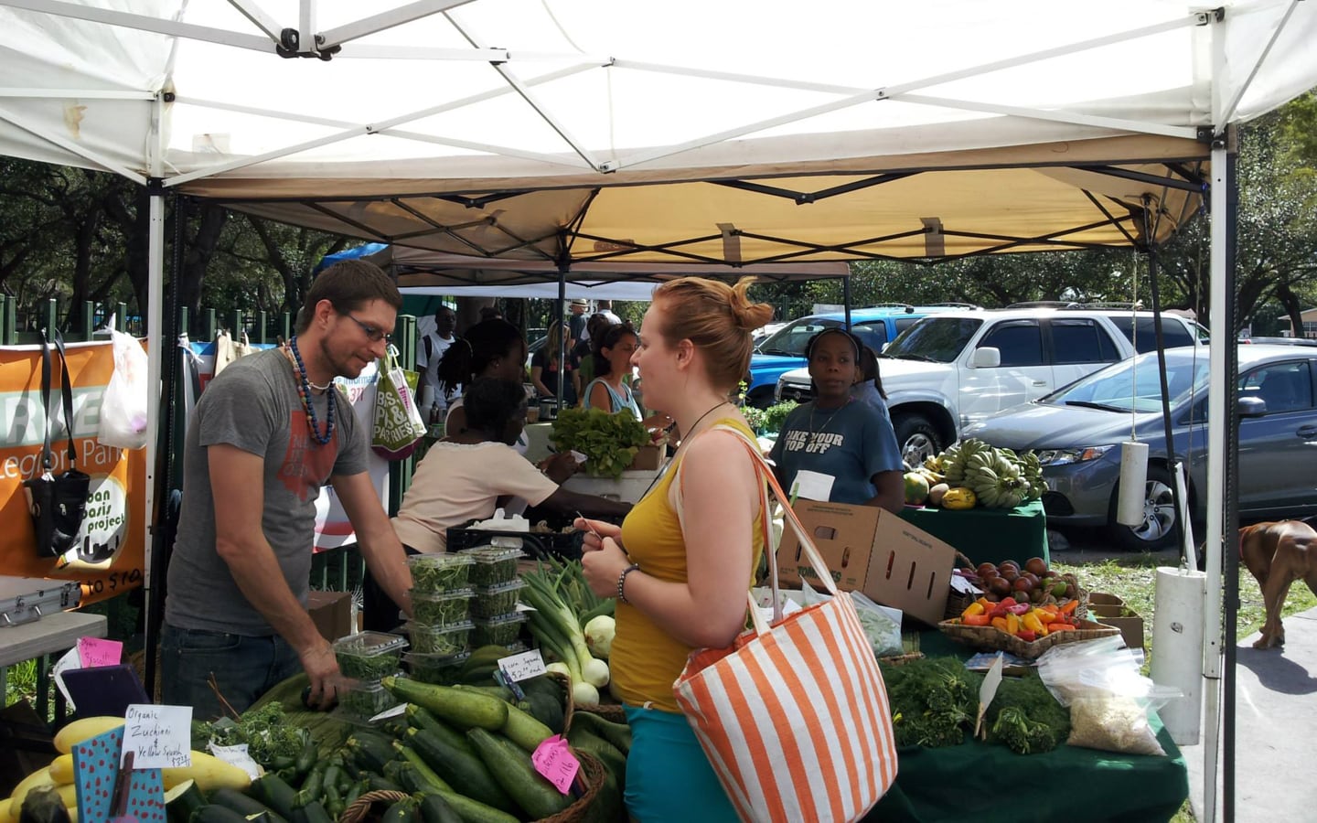 Imágenes del mercado de agricultores de Legion Park. (Créditos: Gran Miami y Miami Beach)