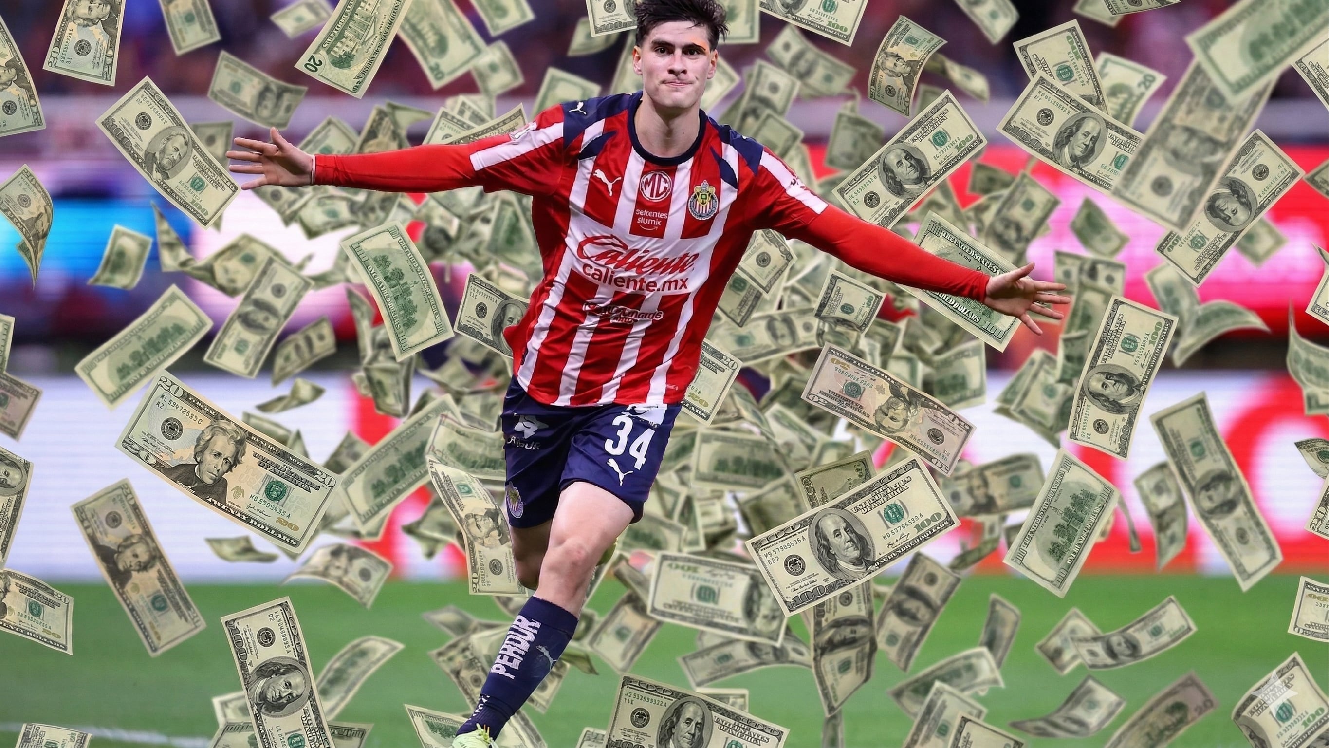 El delantero rojiblanco ha tenido dos torneos de en sueño que lo han impulsado para ser un futbolista que puede salir a una liga en Europa. (Gemini)