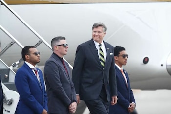 Estados Unidos envió una delegación encabezada por el vicesecretario de Estado, Christopher Landau.