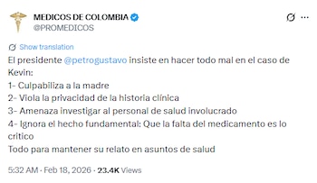 La asociación médicos de Colombia