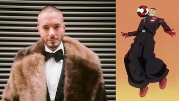 J Balvin y Amber Mark