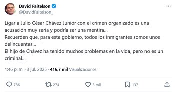 Para Faitelson, JC Chávez Jr.