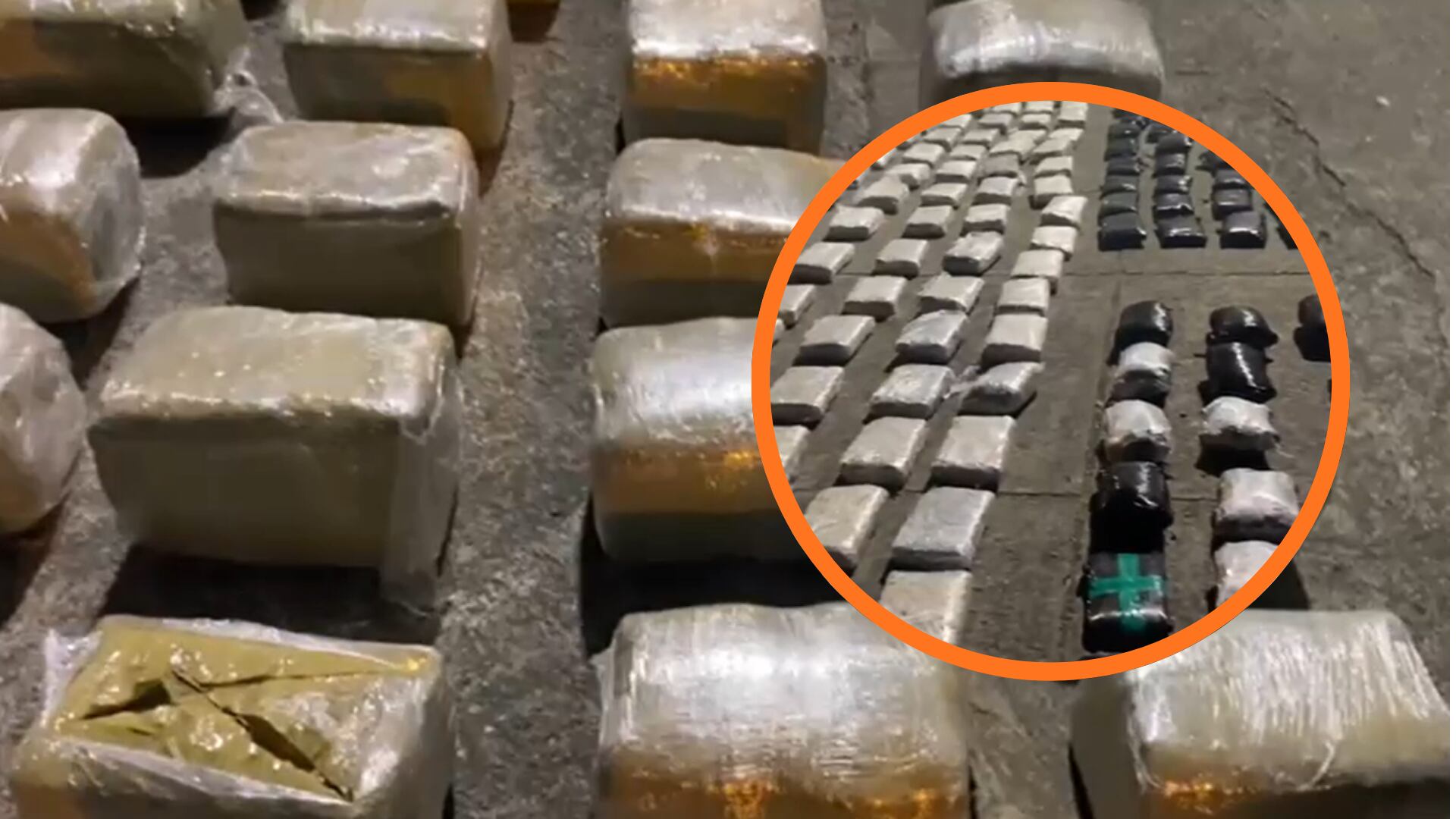 El material incautado quedó en manos de las autoridades - crédito Policía Valle del Cauca