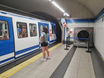 Uno de los ventiladores que