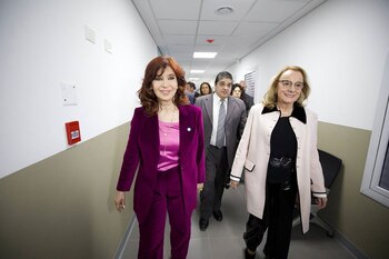 Cristina Kirchner en la recorrida