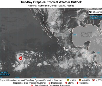 Huracán Douglas (Foto: Especial)