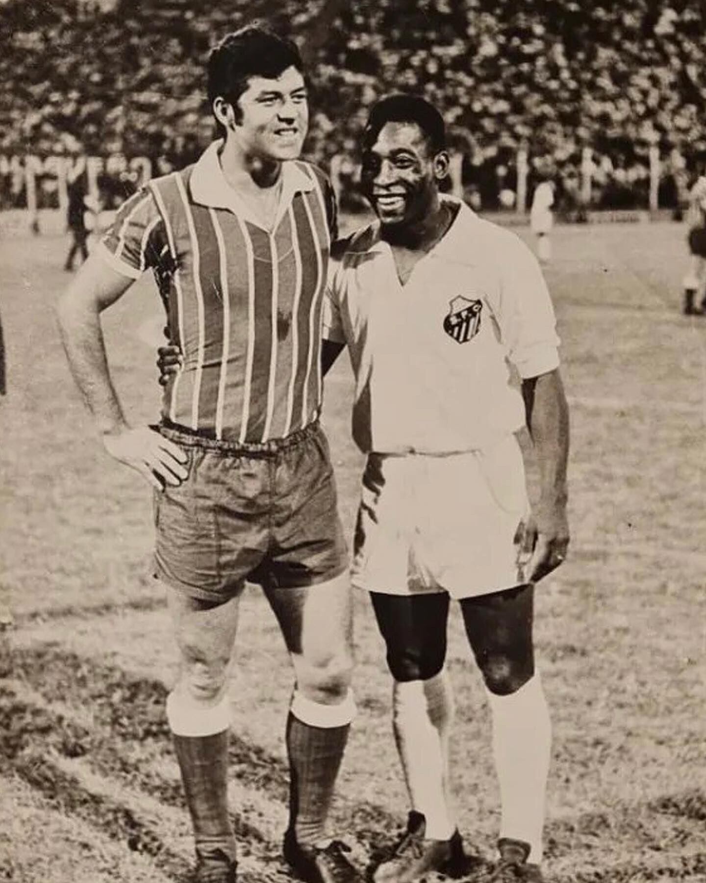 Daniel Willington junto a Pelé