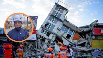 Denuncian confrontaciones entre voluntarios y autoridades por uso de maquinaria pesada durante rescates en Pereira tras terremoto de 7,4