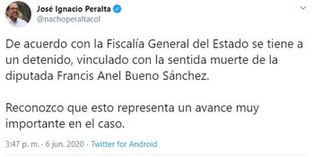 El gobernador confirma un detenido