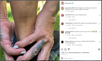 Alejandra publicó foto de su