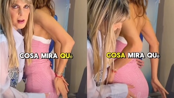Shanik Berman toca los glúteos de Yanet García durante una entrevista: usuarios en redes la acusan de acoso