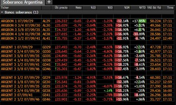 Los bonos del canje quedaron