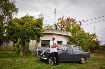 Pablo en una viaje estación