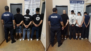 Una batalla campal entre adolescentes