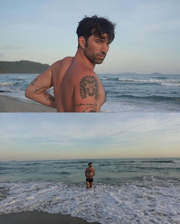 Pedro Rosemblat, contemplativo, frente a