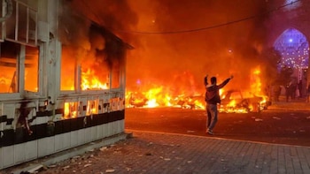 Las manifestaciones iraníes incluyen ataques