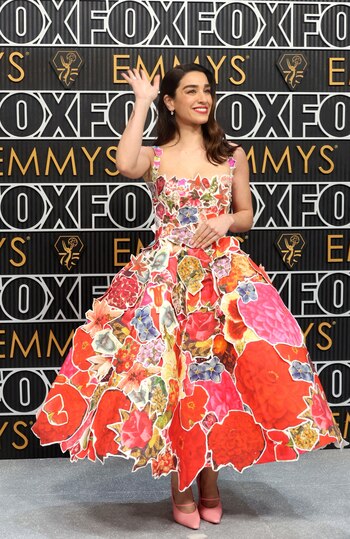 Simona Tabasco eligió un vestido