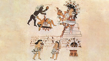 Contracorriente - Aztecas - sacrificios humanos