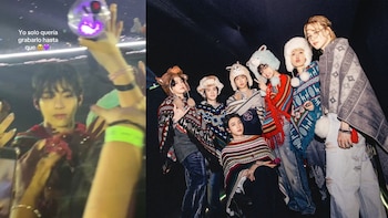 Taehyung sorprendió al bajar del escenario y regalar su chullo a ARMY en el último concierto de BTS en Perú