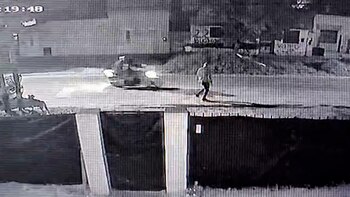 La víctima se percata del