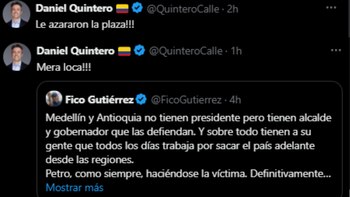 Daniel Quintero se metió en
