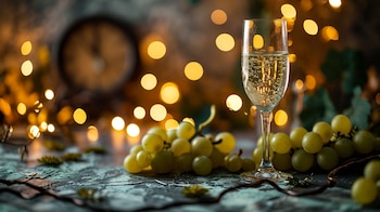 Para conservar las uvas frescas,