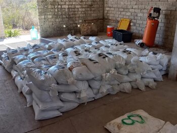 Parte de lo hallado por